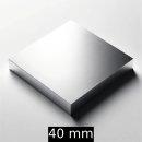 Aluminium sheet AlMg4,5Mn - surface finely milled 40 mm -...