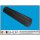PVC round bar black 50 mm, 1000 mm ± 5mm