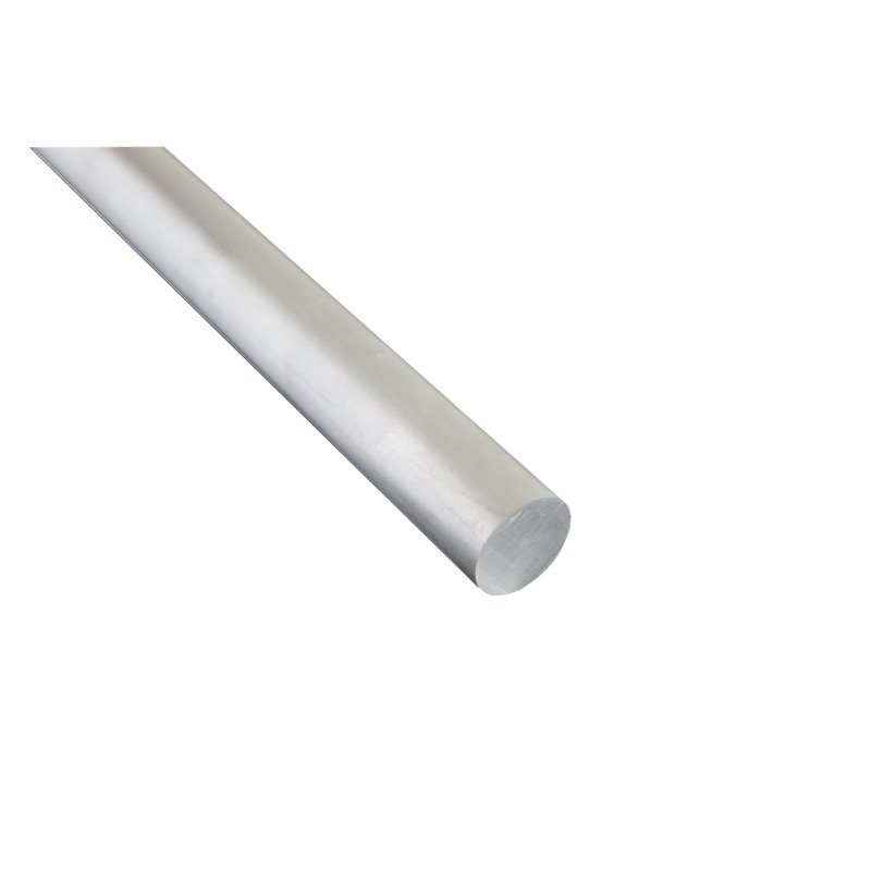 Aluminium round bar Ø 25 mm, 1000 mm ± 5mm, AlMgSi0,5,