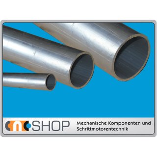 Aluminium Rundrohr, Außendurchmesser   8 mm, Wandstärke 1,0 mm, Alu Rohr, je 100 mm