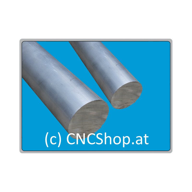 Fits Metall | Aluminium Rundmaterial | AlCuMg1 | 40 mm | Länge: 500 mm +/- 5 mm