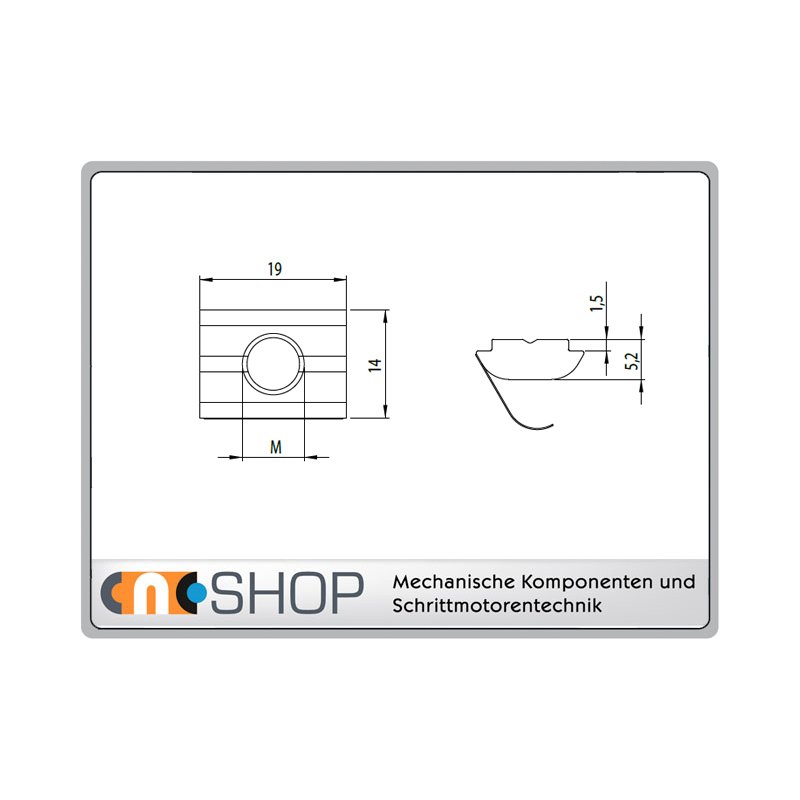 Nutensteine von Sea 3D für Nut 8 Profile, € 1,00 Nutensteine von Sea 3D für Nut 8 Profile, € 1,00