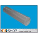 PVC round bar grey Ø 80 mm 1000 mm ± 5mm