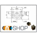 Linear Bushing with Housing SMA-L 25 mm Shaft