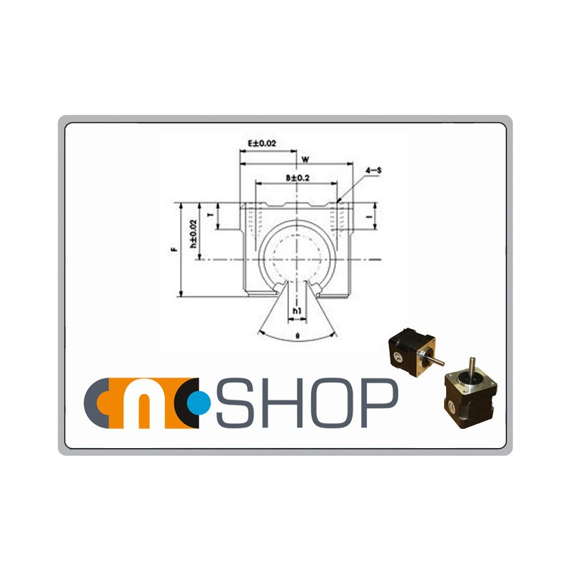 4x Linearlager LME30UUOP 30mm - Offene Führungslager