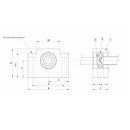 Mounting block Type BF 10 - Floating bearing