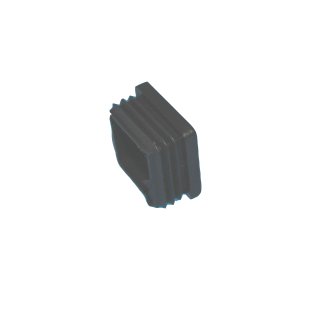 Lamella plug, square 25/25 x 1-3 PE, black