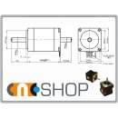 Schrittmotor SY28STH51-0956B – NEMA 11, 0,95A, 50,5 mm