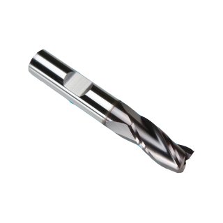 Aluminium end mill 45°, Ø 10 mm, short