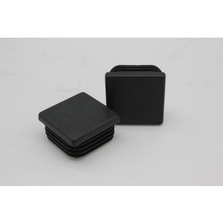 Lamellenstopfen rechteckig 40/20 x 0,8-3 PE, Farbe schwarz