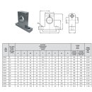 Wellenbock SK25 für 25 mm Linearwellen