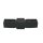 Connector, right angle shaped for aluminium tube 30 x 30 x 2,0mm, PA black with steel core