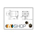 Schrittmotor JK57HS76-2504-01 - NEMA 23 2,5A 76mm