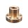 Trapezoidal nut 10x02 right hand, ready-to-install flanged nut RG7